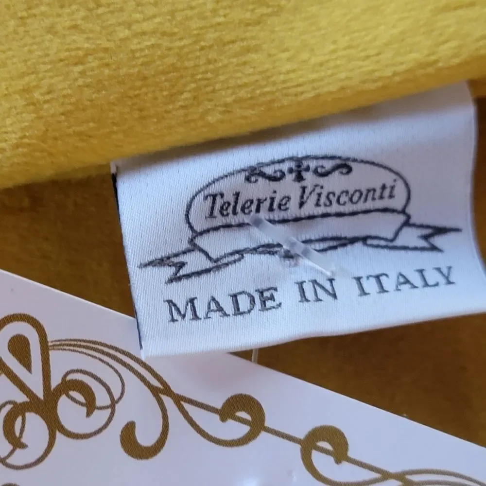 TELERIE VISCONTI VENETIAN VELVET ITALIAN LUXURY PILLOW 20